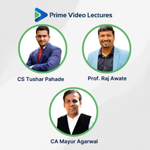 CS Tushar Pahade PROF. Raj Awate CA Mayur Agrawal