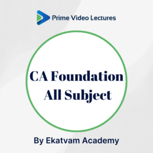 CA Foundation All Subject