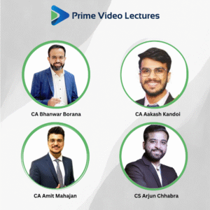 CA Inter Group 1 Combo For Sep 25 & Jan 26 by CA Bhanwar Borana, CA Aakash Kandoi,CA Amit Mahajan & CS Arjun Chhabra