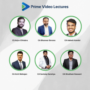CA Inter Both Group Combo For Sep 25 & Jan 26 - By CA Bhanwar Borana, CA Aakash Kandoi, CA Amit Mahajan, CS Arjun Chhabra, CA Sankalp Kanstiya & CA Shubham Keswani & Law By CS Arjun Chhabra (Without SM)
